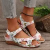 Sommer Frau Schuhe Sandalen Atmungsaktive Frauen Schuh Offene spitze Schuhe für Frauen Keil Damen Schuhe Party Weibliche Frauen Sandale Schuhe