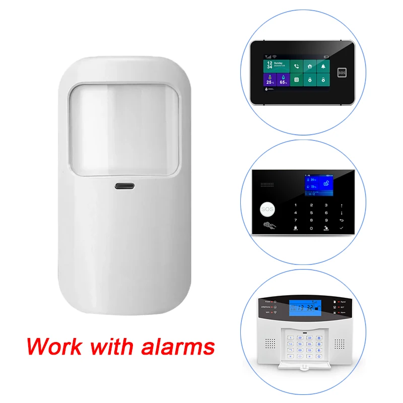Drahtlose 433 MHz Infrarot Sensor Menschlichen Bewegungsmelder Für Smart Home Security Alarm System Hause Anti-diebstahl Ausrüstung