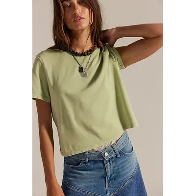 We The Free Everyday Tee at Free People in Frozen Dew, Size: Medium