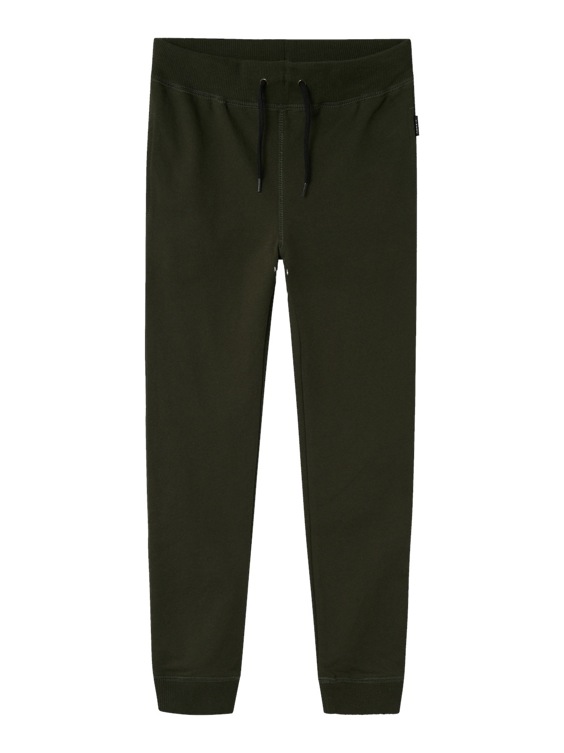 Jogginghose NAME IT "NKMSWEAT für Jungen mit verstellbarem Bund und Kordelzug", Jungen, Gr. 158, N-Gr, grün (rosin), Web, Obermaterial: 80% Baumwolle, 20% Polyester, unifarben, Casual, regular fit knöchellang, Hosen, unifarben, casual, regular fit,... Image