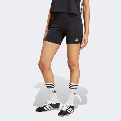 Shorts ADIDAS ORIGINALS "ESS SHORTS", Damen, Gr. S, N-Gr, schwarz, Obermaterial: 79% Polyester, 21% Elasthan, sportlich, Hosen Image
