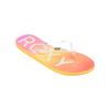 Sandale ROXY "Viva Jelly", Gr. 8,5(39), rot (sunset), Obermaterial: 98% Synthetikmaterial, 2% Metall / Futter: 100% Synthetikmaterial / Außensohle: 100% Moosgummi, Schuhe