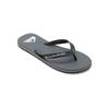 Sandale QUIKSILVER "Molokai Core", Gr. 7(40), grau (grau 1), Obermaterial: Synthetikmaterial / Außensohle: Moosgummi, Schuhe