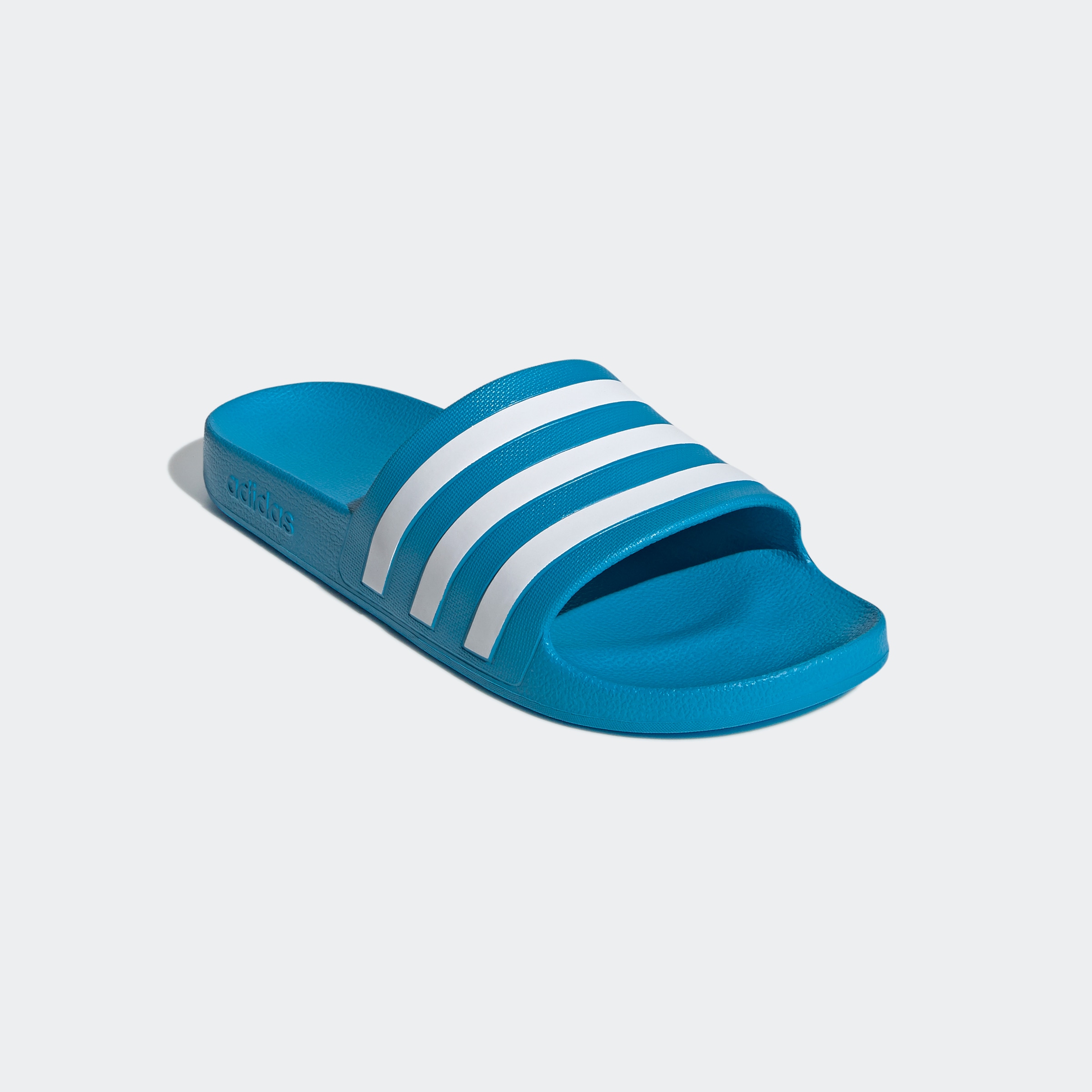 Badesandale ADIDAS SPORTSWEAR "AQUA ADILETTE", Herren, Gr. 37, blau (solar blau, cloud weiß, solar blau), Synthetik, Schuhe