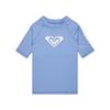 Rash Guard ROXY "Whole Hearted", Mädchen, Gr. 2(84-92cm), lila (grapemist), 86% Polyester, 14% Elasthan, Kurzarm, Shirts