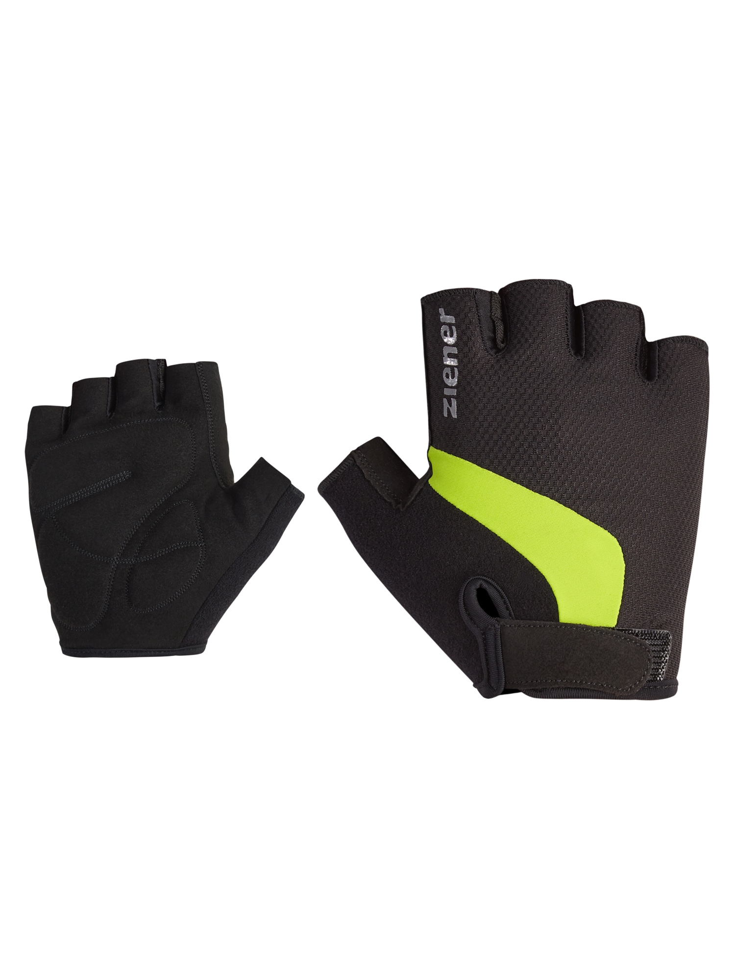Fahrradhandschuhe ZIENER "CRIDO-Z", Herren, Gr. 6,5, grün (lime grün), Materialmix, Handschuhe Image