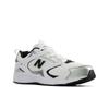 Sneaker NEW BALANCE "408", Gr. 43, schwarz-weiß (weiß, schwarz,), Textil, Synthetik, sportlich, Schuhe, von dem New Balance 530 inspiriert