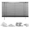 Jalousie GOOD LIFE "Matti" Gr. 29, grau (anthrazit, anthrazit, weiß), B:60cm H:160cm, Jalousien, Klemmfix-Jalousie aus Aluminium