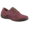 Schnürschuh JOSEF SEIBEL "Fergey 41", Damen, Gr. 40, rot (bordeaux), Leder, casual, Schuhe, Freizeitschuh, Komfortschuh mit Wechselfußbett