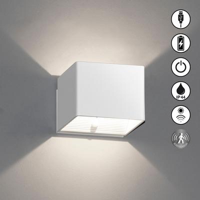 EASY BY FHL Außen-Wandleuchte "Magnetic", beige (sandweiß), 1 flammig, H: 8,00cm, Lampen Image