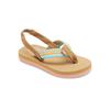 Sandale ROXY "Colbee", Gr. 11(28), bunt (weiß, orange, pink), Obermaterial: 85% Polyester/15% synthetisches PU, Futter:, Außensohle: 100% Gummi, Schuhe