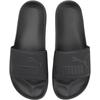Badesandale PUMA "LEADCAT 2.0", Gr. 44,5, schwarz (puma schwarz, puma schwarz), Synthetik, unifarben, sportlich, Schuhe