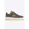 Sneaker LOTTO, Gr. 30, dunkelgrau, fr.gelb, Synthetik, Textil, sportlich, Schuhe