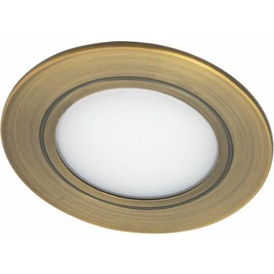 Siro - led Einbauleuchte SL-Mono Spot 3000 k warmweiß, Messing schwarz gebürstet Image