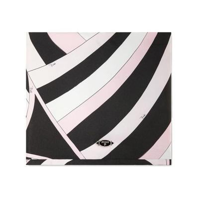 Iride-Print Silk Scarf - Black - Emilio Pucci Scarves
