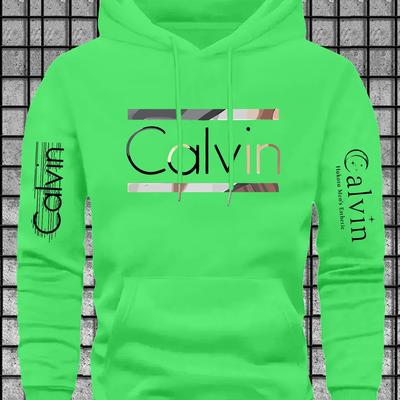 TEMU 2025 's Casual Versatile Style Hoodie With Gal Letter Print - Kangaroo Pocket, Stretch Fabric, Machine Washable - Spring And Autumn Season Image