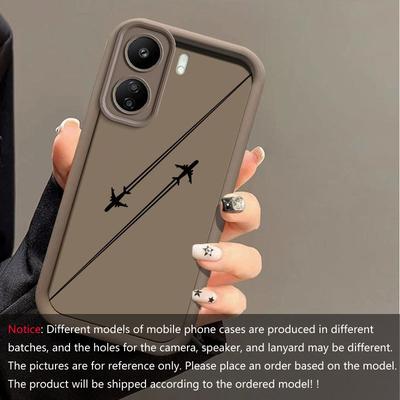 TEMU Stylish 13c Silicone Case For Redmi 13c With Shockproof Ideal For Fashion Image
