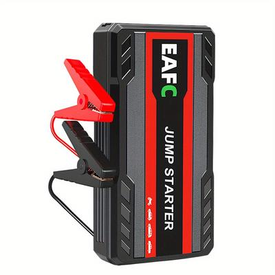 TEMU Portable Multi Function Car Jump Starter Emergency Booster Car Emergency Mobile Power Power Bank 12v Car Jump Starter For 3l Gasoline Car Starter Image