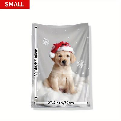 TEMU Christmas Dog Hat Blanket - , Canine - , For Snuggling, , - Unique For Image