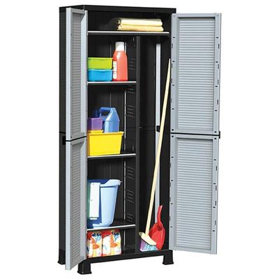 TEMU Plastic Cabinet 68x39x171.5cm, Box, Cabinet, Rack For Outdoor Storage Image