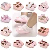 Baby Frühling und Herbst Nette Schleife Rosa Weiche Gummi Unten Anti-rutsch Prinzessin Schuhe 0-18 Monate Neugeborenen Casual wanderschuhe