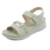 Schuhe für Frauen Sommer elegante Keile böhmische Plateaus andalen bequeme Zapatos de Mujer plus Größe 36-41 Sandal ias de Mujer