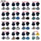 Für PS2 PS3 PS4 Pro PS5 3D Analog Joystick Sensor Modul Ersatz Für Schalter Pro NGC Xbox 360 One Controller Thumb-Stick Kappen