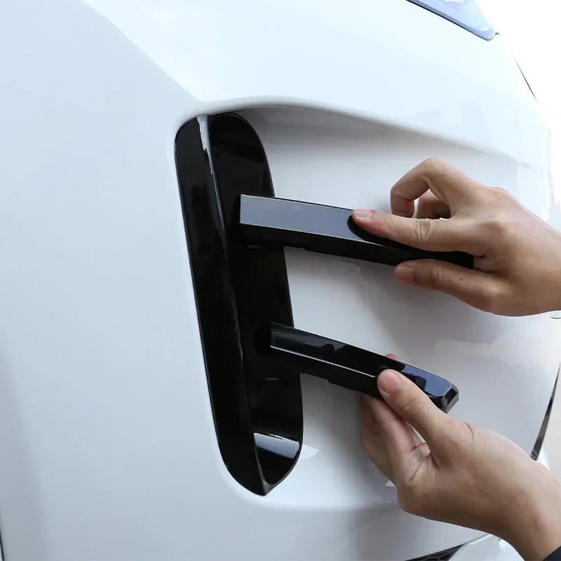 Für Land Rover Discovery Sport 2020 ABS Glänzend Schwarz Auto Styling Front Air Intake Grille Trim Auto Außen Zubehör Image