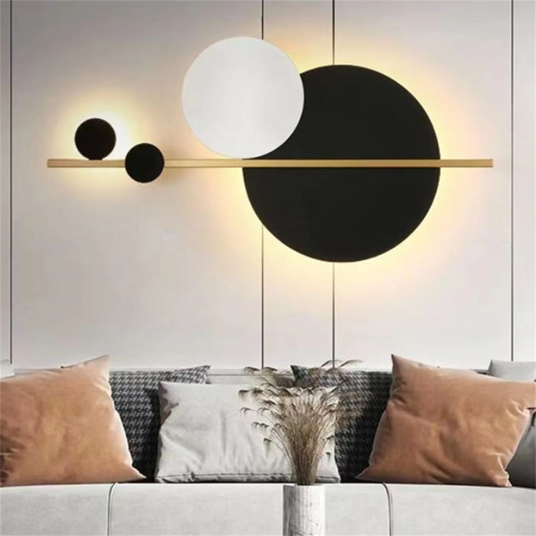 LED-Wandleuchte, Wandleuchte, Heimbeleuchtung, 30 W Metall-LED-Wandleuchte, Kühlweiß/Naturweiß/Warmweiß, LED-Fest-Integrated