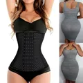 Plus Size XS-5XL in acciaio disossato allenatore corsetto vita Fitness cintura più sottile donne pancia controllo maglia Cincher modellazione cinghia US