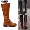 Schuhe Frauen Stiefel Mode Komfortable Wasserdichte Braun Lange Stiefel für Frauen Plus Größe Oberschenkel Hohe Stiefel Botas De Mujer 2023