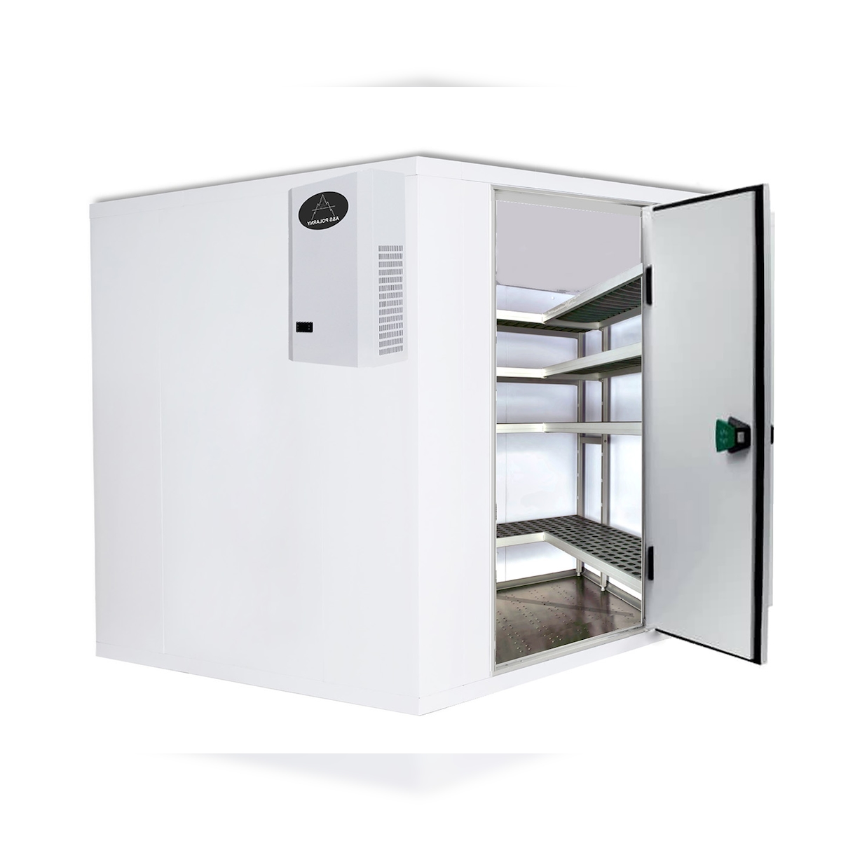 A&S Gastro Kühlzelle 1500x2400x2010 mmnkl. Kühlaggregat und Regal Image