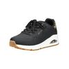 Sneaker SKECHERS "Skechers Sneaker Lederimitat", Damen, Gr. 41, schwarz, Lederimitat, casual, Schuhe