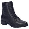 Schnürstiefelette JOSEF SEIBEL "Kate 17", Damen, Gr. 39, schwarz, Leder, casual, Schuhe, Stiefelette, Boots, Kurzstiefel mit modischem Blockabsatz