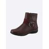 Stiefelette CASUAL LOOKS, Damen, Gr. 40, rot (bordeaux), Lederimitat, sportlich, Schuhe