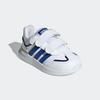 Klettschuh ADIDAS SPORTSWEAR "TENSAUR SWITCH KIDS", Gr. 22, weiß (cloud weiß, royal blau, dunkelblau), Synthetik, Textil, sportlich, Schuhe, für Kinder