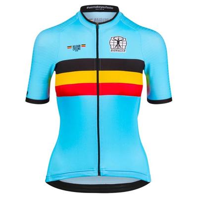 Bioracer - Women's Belgium Icon Classic Jersey - Radtrikot Gr XL blau Image
