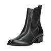 Stiefelette PAUL GREEN "Paul Green Stiefelette Glattleder", Damen, Gr. 41, schwarz, Glattleder, casual, Schuhe