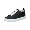 Sneaker PAUL GREEN "Paul Green Sneaker Glattleder", Damen, Gr. 40,5, schwarz, Glattleder, casual, Schuhe