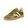 Sneaker GANT "Gant Sneaker Veloursleder", Damen, Gr. 37, grün (olive), Veloursleder, casual, Schuhe