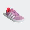 Sneaker ADIDAS SPORTSWEAR "VL COURT 3.0 KIDS", Gr. 34, preloved lila, cloud weiß, lucid rot, Leder, Synthetik, sportlich, Schuhe, inspiriert vom Design des adidas samba
