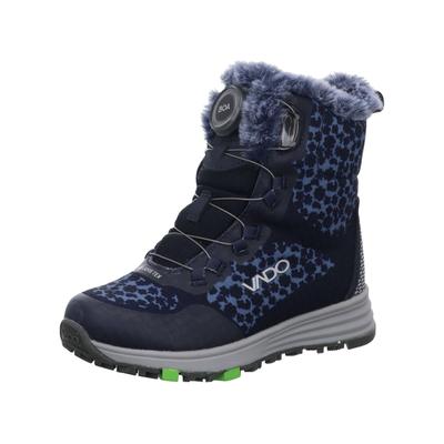 Stiefelette VADO "Vado Stiefelette Lederimitat/Mesh", Kinder, Gr. 32, blau (dunkelblau), Lederimitat, Textil, casual, Schuhe Image
