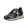 Sneaker GABOR COMFORT "Gabor Comfort Sneaker Leder", Damen, Gr. 38, schwarz (schwarz, weiß), Leder, casual, Schuhe