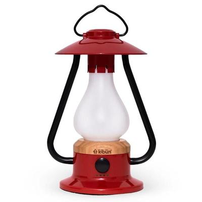 Bulbrite 085216 - Amber Light Red Rechargeable Kib�n Bonfire Collection LED Cordless Lantern (BONFIRE/TL/RD (K80121))