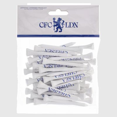 Chelsea Golf Tees – 50er-Pack – Weiß Image