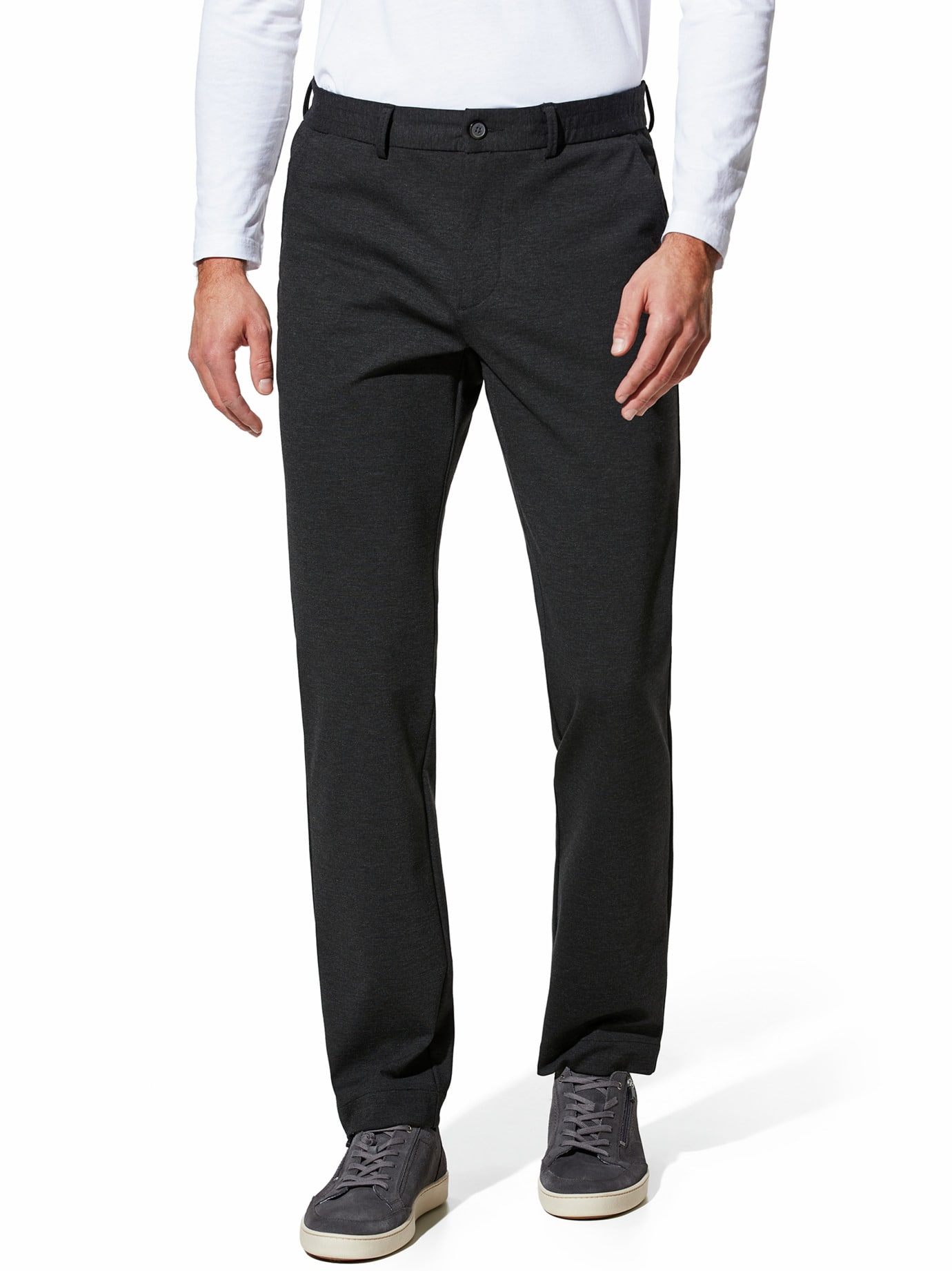 Walbusch Herren Bügelfrei-Travelhose Grau