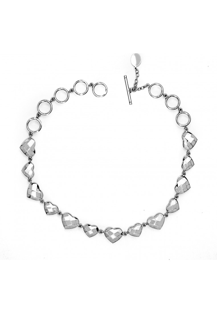 Folli Follie Womens 1N9F146 Ladies Necklace Silver Sterling - One Size | Folli Follie Sale | Discount Designer Brands