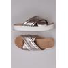 UGG Damen Sandale, Gr. 37, gold, Leder