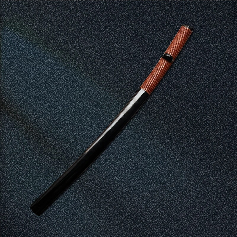 Saya-Japanisches Schwert Saya, Holzscheide, Klingenhülle, Sword Katana Saya, eingewickelter echter Zuckerrohr, antiker Stil, kann individuell angepasst werden Image