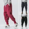 Männer Schwarz Rot Hosen Hip Hop Streetwear Fashion Jogger Harem Hosen Mann Casual Jogginghose Männliche Hosen Große Größe 5XL